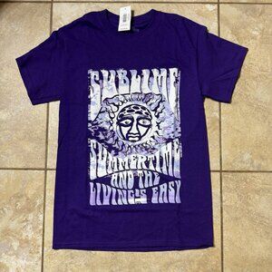 Sublime Summertime And The Livings Easy Purple T-Shirt SMALL New